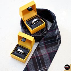 Wedding Rings and Tie by AMD Studios